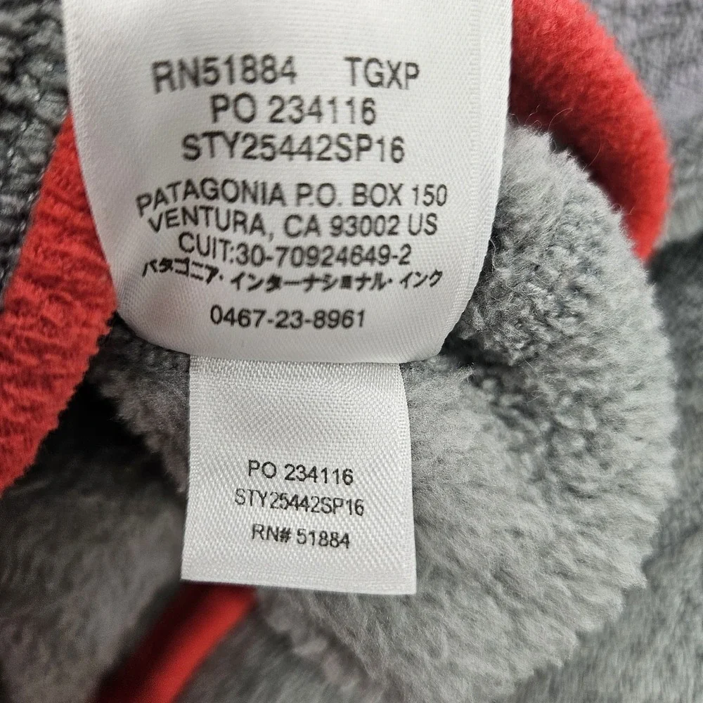 PATAGONIA‎ Re-Tool Snap-T Fleece Pullover Women's Medium Gray Pink Polartec Y2K